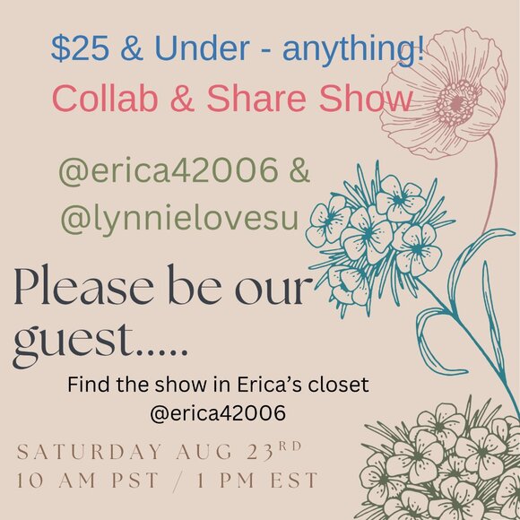 Friday! Get ready for a very special pop-up collaboration show!!! 🥳😍😻🤩 - Picture 1 of 4